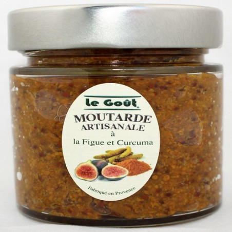 Moutarde artisanale à la Figue et au Curcuma