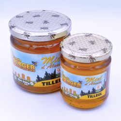 Pots de miel 250g et 500g IGP. Nos Saveurs de France. Apiculteur berger