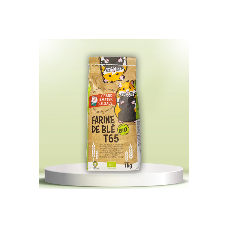 Farine paquet 1 kg - T65 Bio Nos saveurs de France