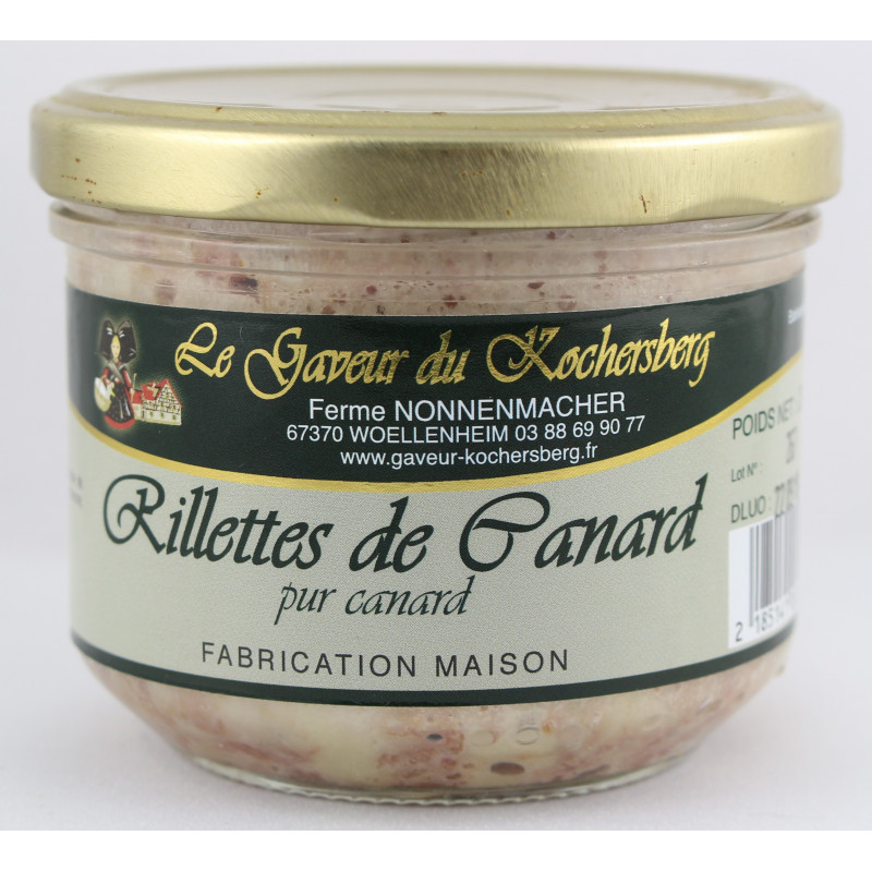 Rillettes de Canard d'Alsace. produit du terroir savourez l Alsace. Nos saveurs de France