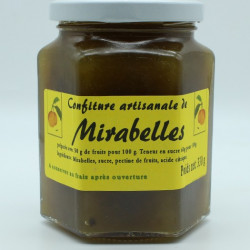 Confiture artisanale de Mirabelle. Nos Saveurs de France