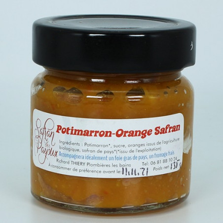 Confiture de Potimarron Orange Safran